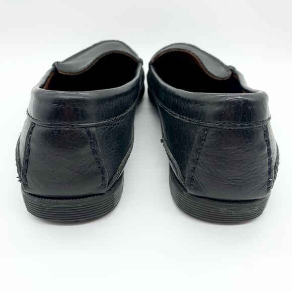Johnston & Murphy Locklin Venetian Loafer Shoe Black Size 11 Office Dress Preppy - Picture 7 of 10